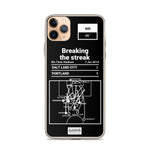 Greatest Portland Timbers Plays iPhone Case: Breaking the streak (2014)