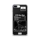 Greatest Trail Blazers Plays iPhone Case: 37ft Bye Bye (2019)