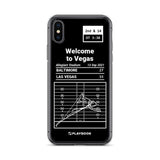 Greatest Raiders Plays iPhone Case: Welcome to Vegas (2021)
