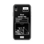 Greatest Kings Plays iPhone Case: First series win (2001)
