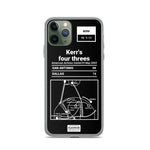 Greatest Spurs Plays iPhone Case: Kerr's four threes (2003)