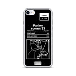 Greatest Spurs Plays iPhone Case: Parker scores 33 (2014)