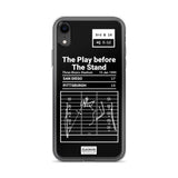 Greatest Chargers Plays iPhone Case: The Play before The Stand (1995)