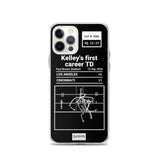 Greatest Chargers Plays iPhone Case: Kelley's first career TD (2020)