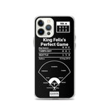 Greatest Mariners Plays iPhone Case: King Felix's Perfect Game (2012)