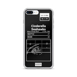 Greatest Seahawks Plays iPhone Case: Cinderella Seahawks (1983)