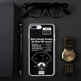 Greatest Giants Plays iPhone Case: Barry Bonds breaks all-time HR record (2007)