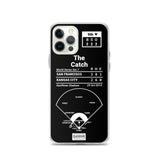Greatest Giants Plays iPhone Case: The Catch (2014)