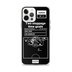 Greatest San Jose Earthquakes Plays iPhone Case: Two stoppage time goals (2013)