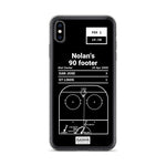 Greatest Sharks Plays iPhone Case: Nolan's 90 footer (2000)