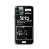 Greatest Southampton Plays iPhone Case: 4 touches of Le God (1993)