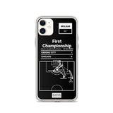 Greatest Sporting Kansas City Plays iPhone Case: First Championship (2000)
