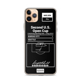Greatest Sporting Kansas City Plays iPhone Case: Second U.S. Open Cup (2012)