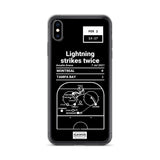 Greatest Lightning Plays iPhone Case: Lightning strikes twice (2021)
