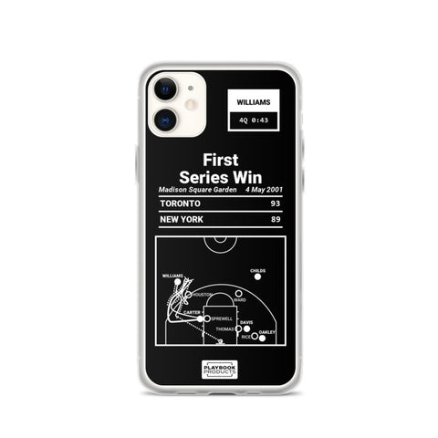 Greatest Raptors Plays iPhone Case: First Series Win (2001)