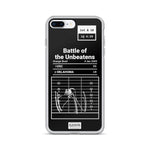 Greatest USC Football Plays iPhone Case: Battle of the Unbeatens (2005)