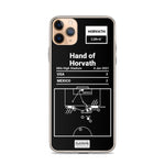 Greatest USMNT Plays iPhone Case: Hand of Horvath (2021)