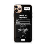 Greatest USMNT Plays iPhone Case: Hand of Horvath (2021)
