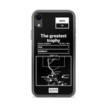 Greatest USWNT Plays iPhone Case: The greatest trophy (1991)