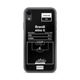 Greatest USWNT Plays iPhone Case: Brandi wins it (1999)