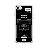 Greatest USWNT Plays iPhone Case: Brandi wins it (1999)