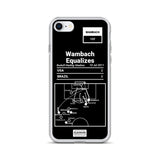 Greatest USWNT Plays iPhone Case: Wambach Equalizes (2011)
