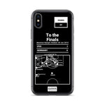 Greatest USWNT Plays iPhone Case: To the Finals (2015)