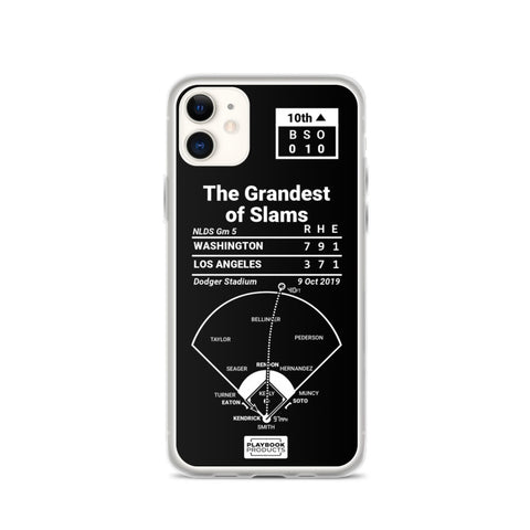 Greatest Nationals Plays iPhone Case: The Grandest of Slams (2019)