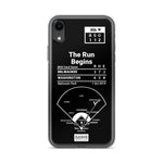 Greatest Nationals Plays iPhone Case: The Run Begins (2019)