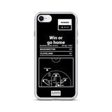 Greatest Wizards Plays iPhone Case: Win or go home (1997)