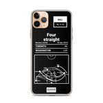 Greatest Wizards Plays iPhone Case: Four straight (2015)