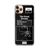 Greatest West Ham United Plays iPhone Case: The Great Escape (2007)