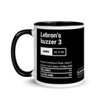 Greatest Cavaliers Plays Mug: Lebron's buzzer 3 (2009)