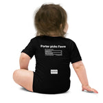 Greatest Saints Plays Baby Bodysuit: Porter picks Favre (2010)