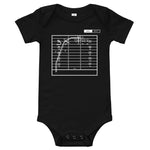 Greatest 49ers Plays Baby Bodysuit: Kaepernick runs 186yds (2013)