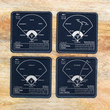 Greatest Rangers Plays: Leatherette Coasters (Set of 4)