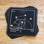 Greatest Boston College Basketball Plays: Leatherette Coasters (Set of 4)
