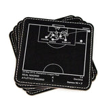 Greatest Real Madrid Modern Plays: Leatherette Coasters (Set of 4)
