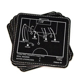 Greatest Real Madrid Vintage Plays: Leatherette Coasters (Set of 4)