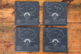 Greatest Rangers Plays: Slate Coasters (Set of 4)