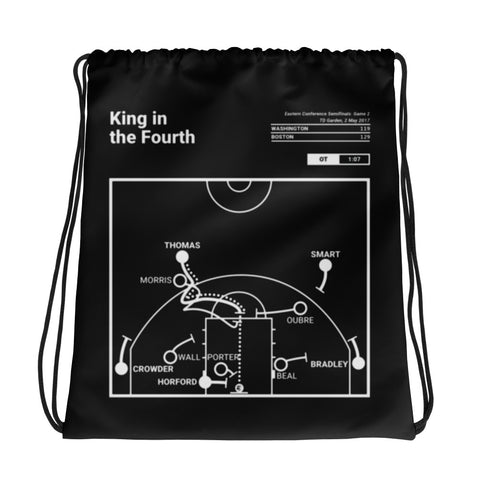 Greatest Celtics Plays Drawstring Bag: King in the Fourth (2017)