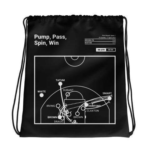 Greatest Celtics Plays Drawstring Bag: Pump, Pass, Spin, Win (2022)