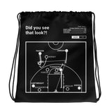 Greatest Bulls Plays Drawstring Bag: Did you see that look?! (1992)