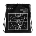 Greatest Cavaliers Plays Drawstring Bag: LeBlock (2016)