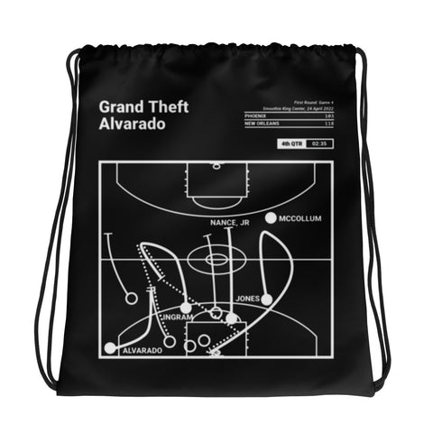 Greatest Pelicans Plays Drawstring Bag: Grand Theft Alvarado (2022)
