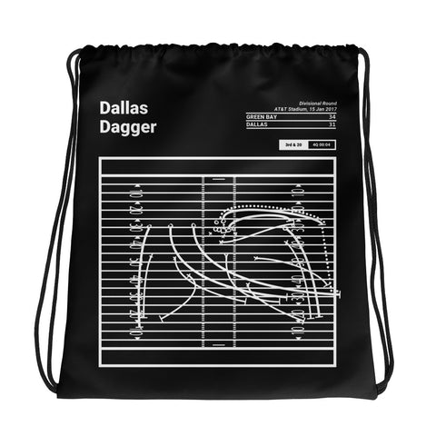 Greatest Packers Plays Drawstring Bag: Dallas Dagger (2017)