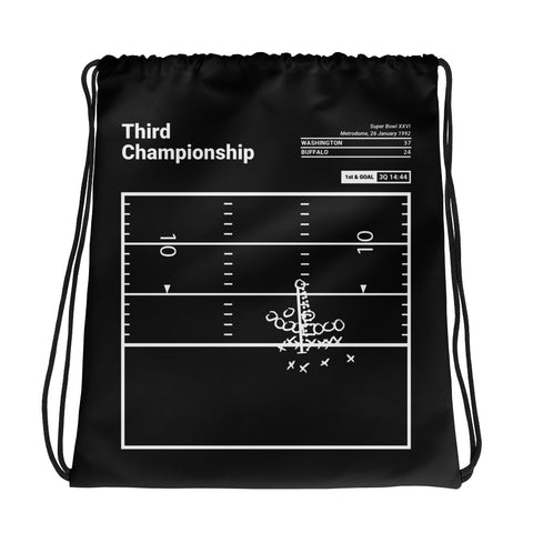 Greatest Commanders Plays Drawstring Bag: Third Championship (1992)