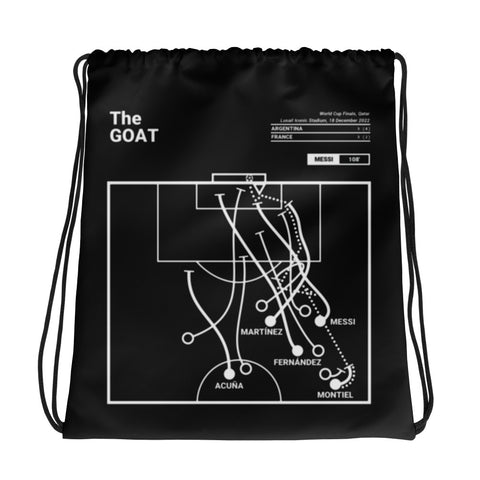 Greatest Argentina Plays Drawstring Bag: The GOAT (2022)