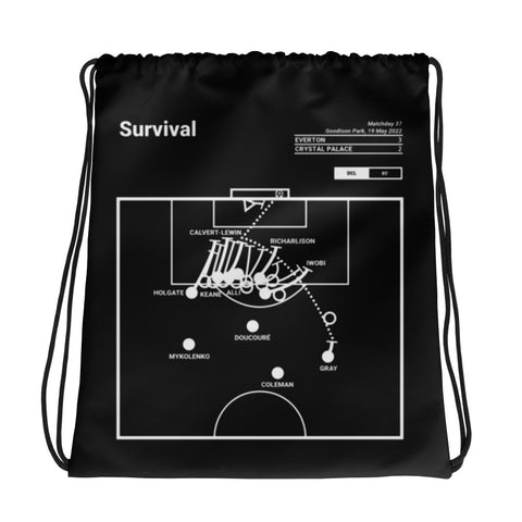 Greatest Everton Plays Drawstring Bag: Survival (2022)