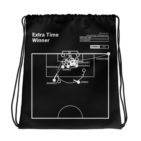Greatest LA Galaxy Plays Drawstring Bag: Extra Time Winner (2005)